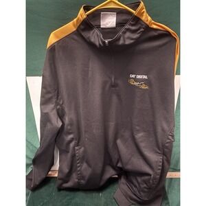 RARE CAT Digital Quarter-Zip Pullover Sweatshirt Black/Yellow